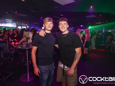 A professional photo of guests enjoying themselves at Cocktails Nightclub from our gallery.