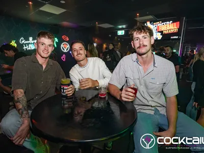 A professional photo of guests enjoying themselves at Cocktails Nightclub from our gallery.