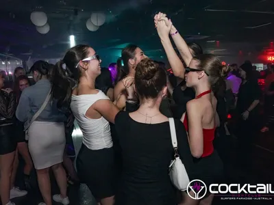 A professional photo of guests enjoying themselves at Cocktails Nightclub from our gallery.