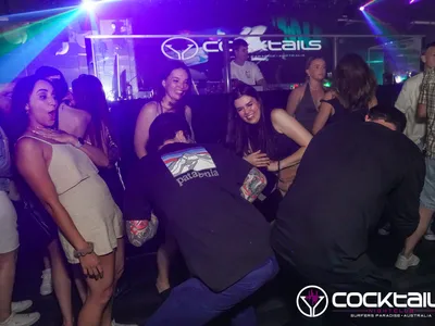 A professional photo of guests enjoying themselves at Cocktails Nightclub from our gallery.