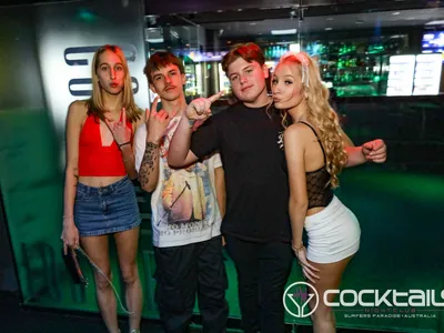 A professional photo of guests enjoying themselves at Cocktails Nightclub from our gallery.