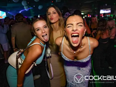 A professional photo of guests enjoying themselves at Cocktails Nightclub from our gallery.