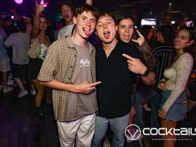 A professional photo of guests enjoying themselves at Cocktails Nightclub from our gallery.