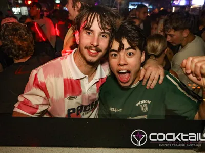 A professional photo of guests enjoying themselves at Cocktails Nightclub from our gallery.