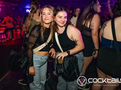 A professional photo of guests enjoying themselves at Cocktails Nightclub from our gallery.