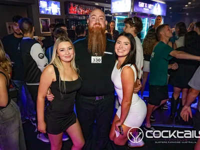 A professional photo of guests enjoying themselves at Cocktails Nightclub from our gallery.