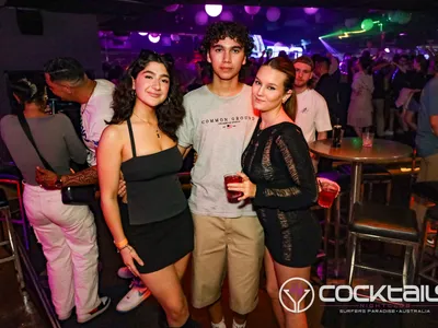 A professional photo of guests enjoying themselves at Cocktails Nightclub from our gallery.