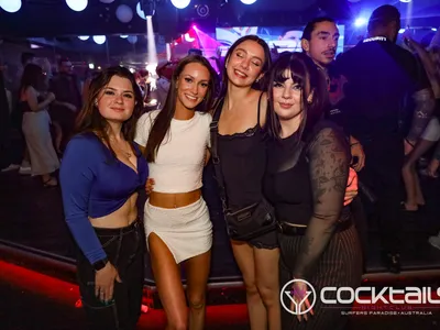 A professional photo of guests enjoying themselves at Cocktails Nightclub from our gallery.