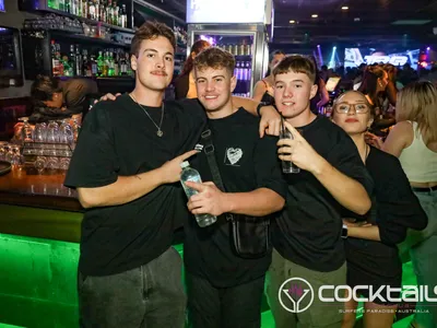 A professional photo of guests enjoying themselves at Cocktails Nightclub from our gallery.