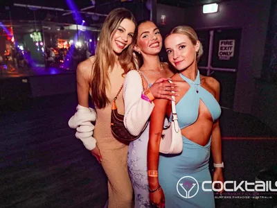 A professional photo of guests enjoying themselves at Cocktails Nightclub from our gallery.