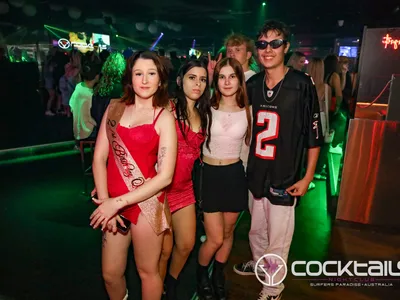 A professional photo of guests enjoying themselves at Cocktails Nightclub from our gallery.