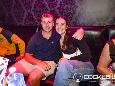 A professional photo of guests enjoying themselves at Cocktails Nightclub from our gallery.