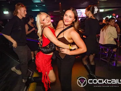 A professional photo of guests enjoying themselves at Cocktails Nightclub from our gallery.