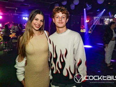 A professional photo of guests enjoying themselves at Cocktails Nightclub from our gallery.