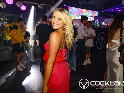 A professional photo of guests enjoying themselves at Cocktails Nightclub from our gallery.