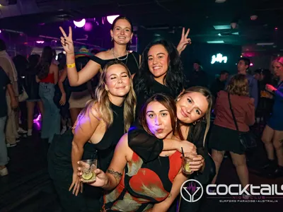 A professional photo of guests enjoying themselves at Cocktails Nightclub from our gallery.