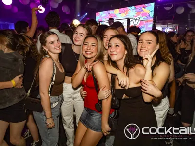 A professional photo of guests enjoying themselves at Cocktails Nightclub from our gallery.