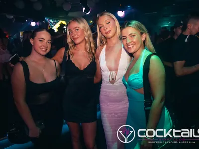 A professional photo of guests enjoying themselves at Cocktails Nightclub from our gallery.