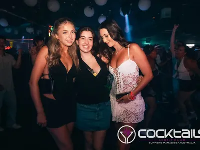 A professional photo of guests enjoying themselves at Cocktails Nightclub from our gallery.