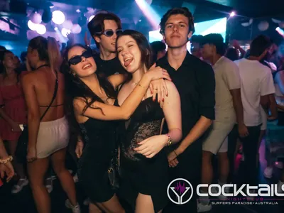 A professional photo of guests enjoying themselves at Cocktails Nightclub from our gallery.