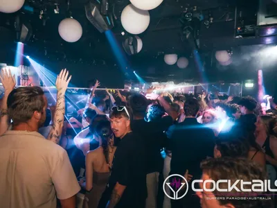 A professional photo of guests enjoying themselves at Cocktails Nightclub from our gallery.