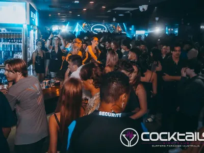 A professional photo of guests enjoying themselves at Cocktails Nightclub from our gallery.