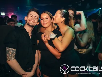 A professional photo of guests enjoying themselves at Cocktails Nightclub from our gallery.