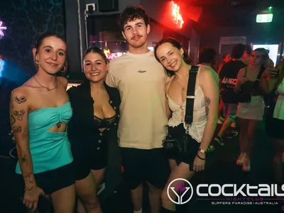 A professional photo of guests enjoying themselves at Cocktails Nightclub from our gallery.