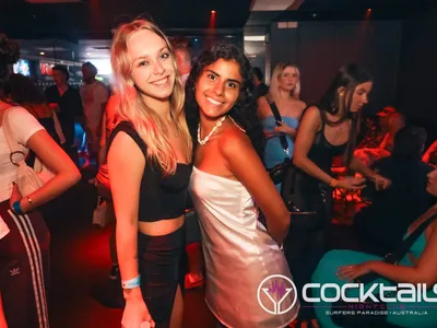 A professional photo of guests enjoying themselves at Cocktails Nightclub from our gallery.