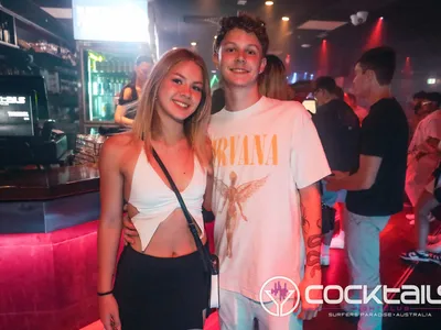 A professional photo of guests enjoying themselves at Cocktails Nightclub from our gallery.