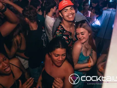 A professional photo of guests enjoying themselves at Cocktails Nightclub from our gallery.