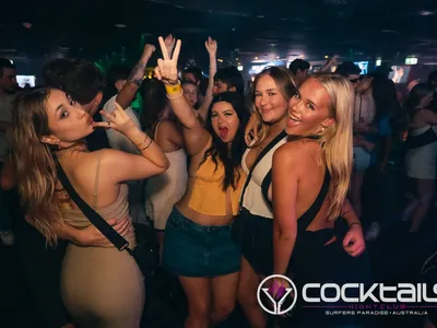 A professional photo of guests enjoying themselves at Cocktails Nightclub from our gallery.