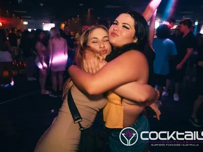 A professional photo of guests enjoying themselves at Cocktails Nightclub from our gallery.