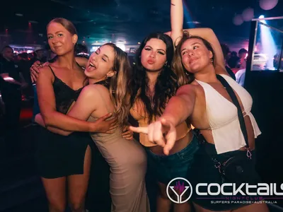 A professional photo of guests enjoying themselves at Cocktails Nightclub from our gallery.