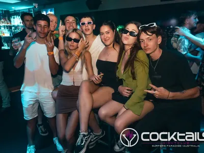 A professional photo of guests enjoying themselves at Cocktails Nightclub from our gallery.