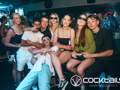 A professional photo of guests enjoying themselves at Cocktails Nightclub from our gallery.