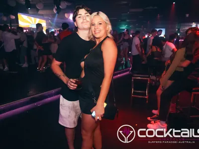 A professional photo of guests enjoying themselves at Cocktails Nightclub from our gallery.