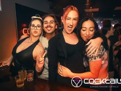 A professional photo of guests enjoying themselves at Cocktails Nightclub from our gallery.