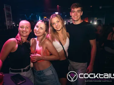 A professional photo of guests enjoying themselves at Cocktails Nightclub from our gallery.