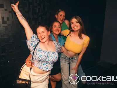 A professional photo of guests enjoying themselves at Cocktails Nightclub from our gallery.