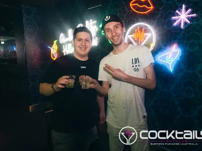 A professional photo of guests enjoying themselves at Cocktails Nightclub from our gallery.