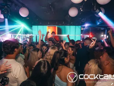 A professional photo of guests enjoying themselves at Cocktails Nightclub from our gallery.