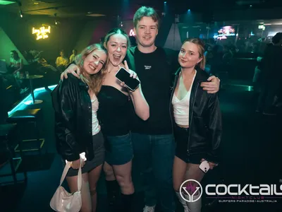 A professional photo of guests enjoying themselves at Cocktails Nightclub from our gallery.