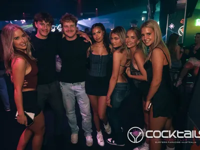 A professional photo of guests enjoying themselves at Cocktails Nightclub from our gallery.