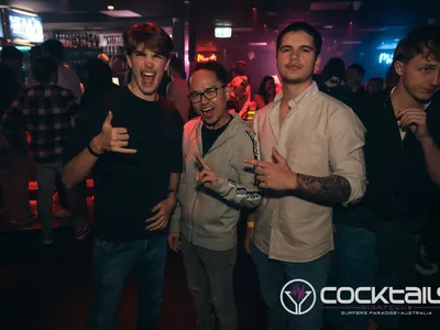 A professional photo of guests enjoying themselves at Cocktails Nightclub from our gallery.