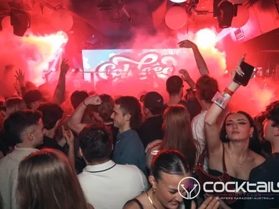 A professional photo of guests enjoying themselves at Cocktails Nightclub from our gallery.