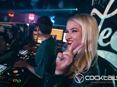 A professional photo of guests enjoying themselves at Cocktails Nightclub from our gallery.