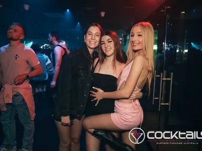 A professional photo of guests enjoying themselves at Cocktails Nightclub from our gallery.