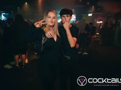 A professional photo of guests enjoying themselves at Cocktails Nightclub from our gallery.