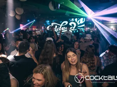 A professional photo of guests enjoying themselves at Cocktails Nightclub from our gallery.